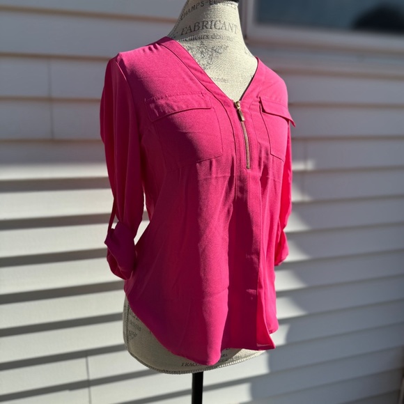 NWT Women’s Express Pink Blouse - Picture 1 of 6